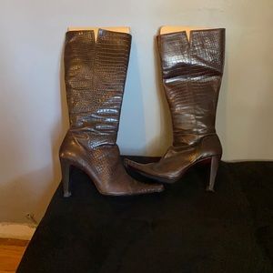 Nine West Pointy Toe Riding Boots